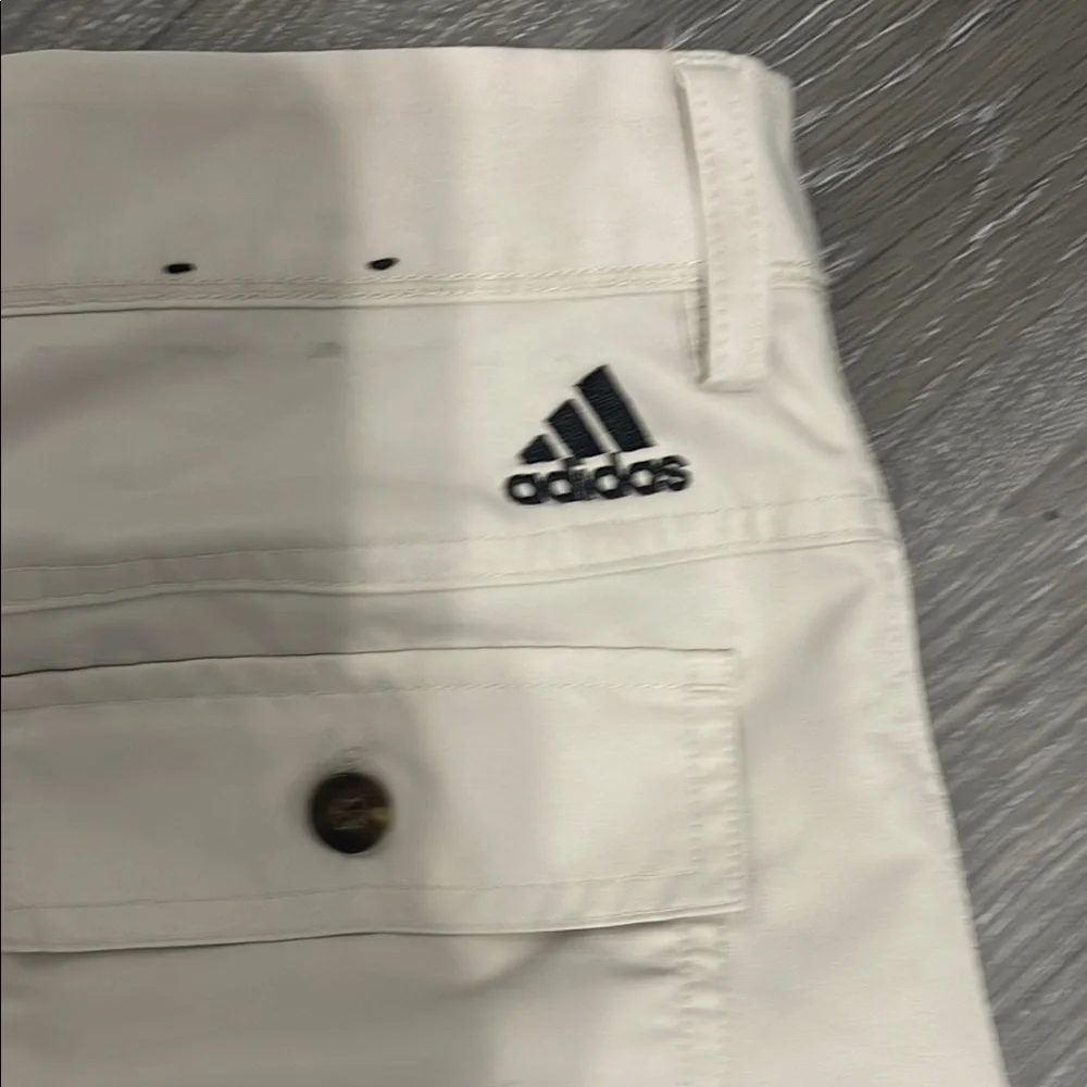 Adidas Cream Chinos Classic Straight-Leg